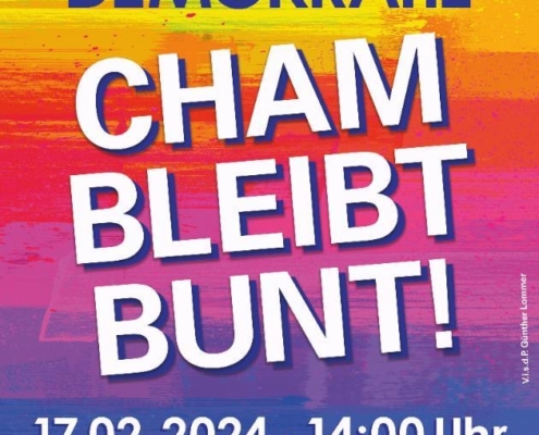 Demo "Cham bleibt bunt"